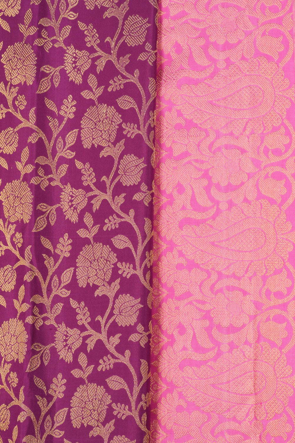 Image of Kanchipattu Brocade Purple Saree